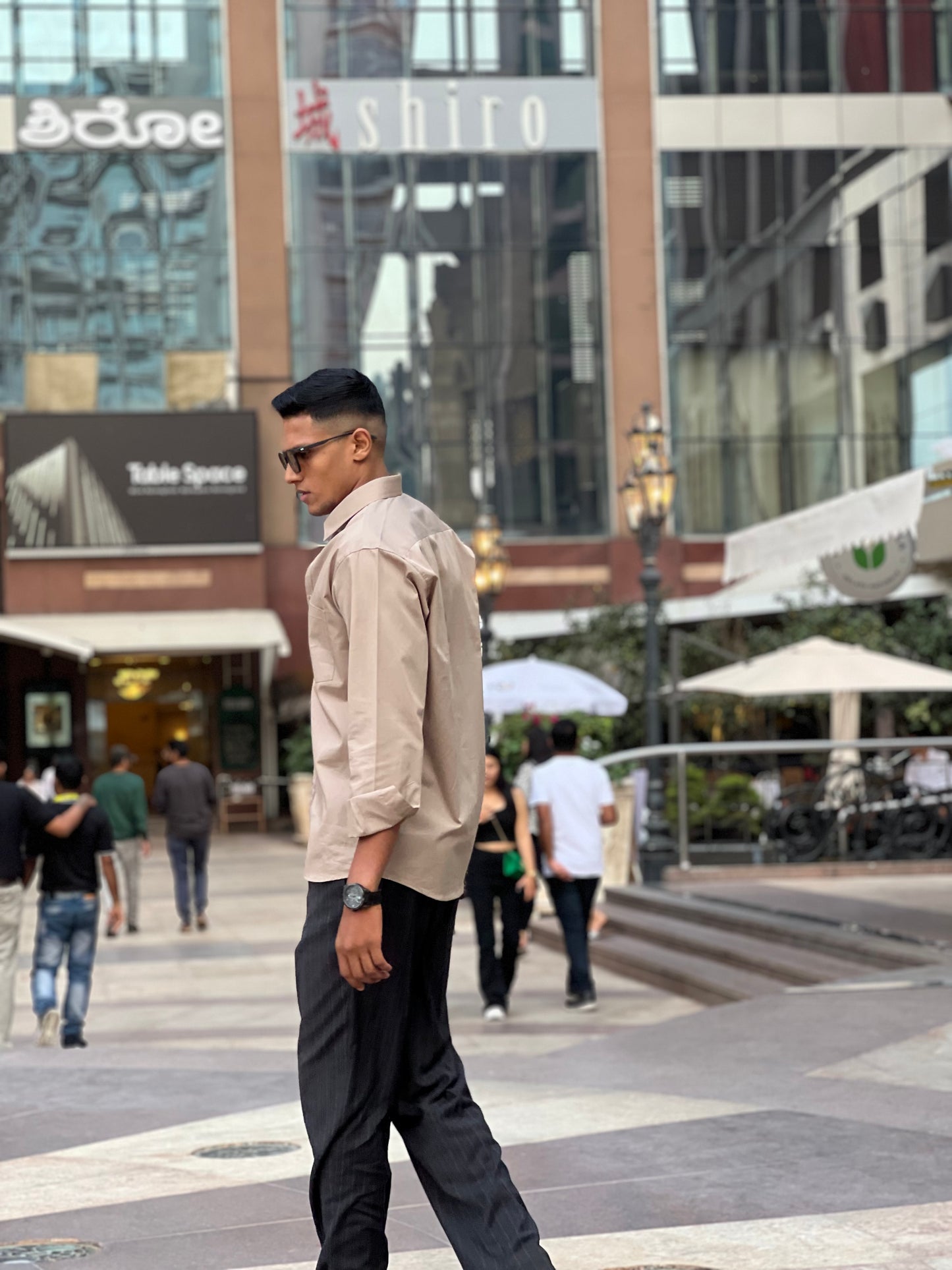 Beige formal shirt