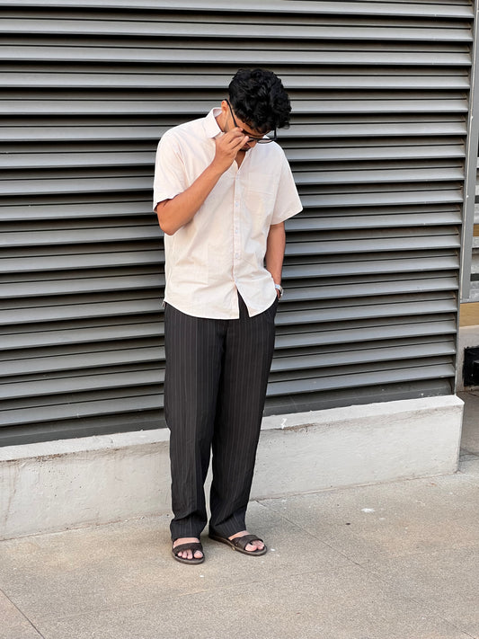 Cream formal shirts